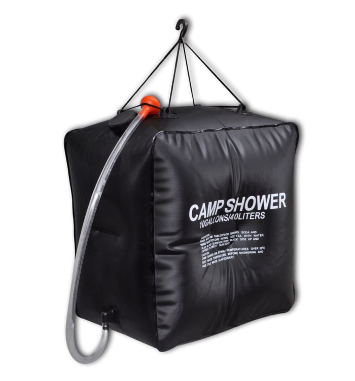Douche solaire de camping et voyage 40 L | Mobilier & Déco