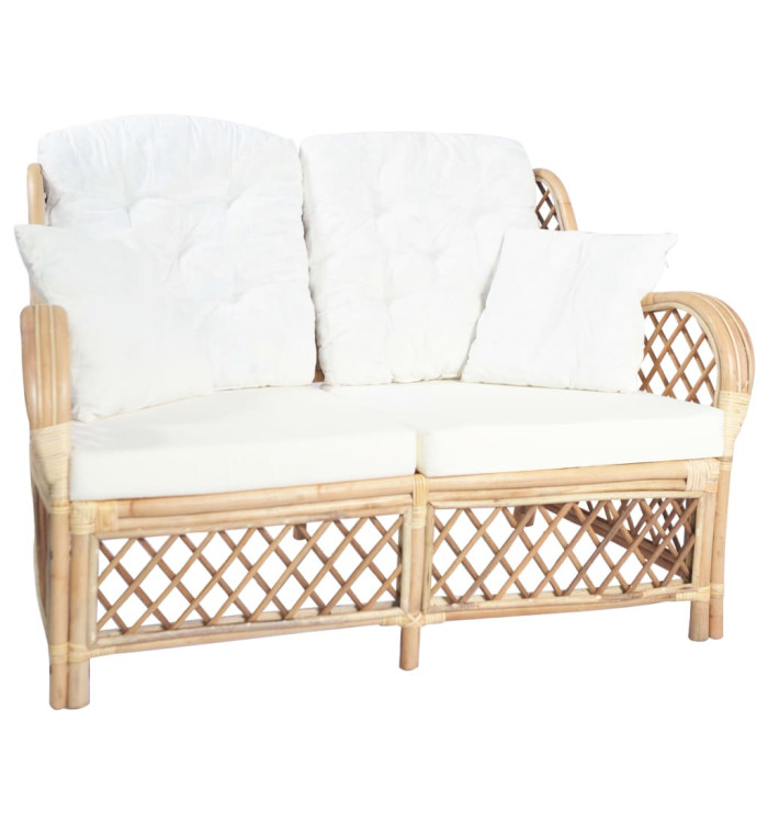Canapé à 2 places Rotin | Mobilier & Déco