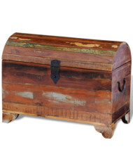 Coffre de rangement Bois de récupération massif | Mobilier & Déco