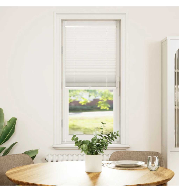 Store plissé 50x150 cm Blanc | Mobilier & Déco