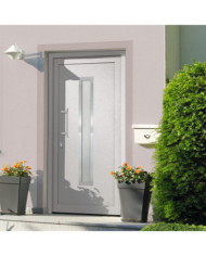 Porte d'entrée Blanc 108x208 cm | Mobilier & Déco