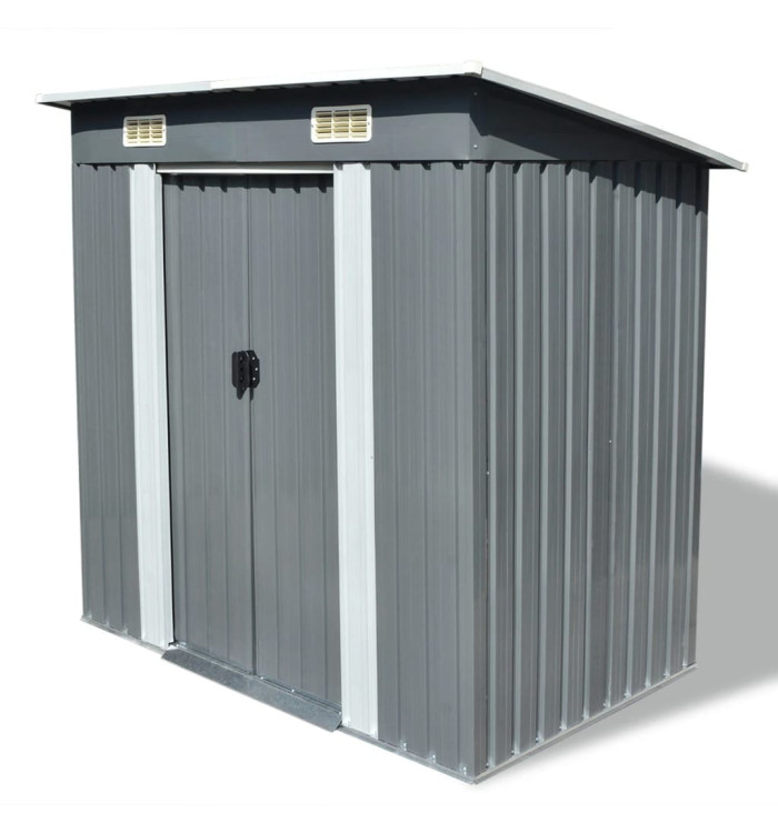 Abri de jardin Métal Gris | Mobilier & Déco