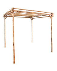 Pergola Bambou 170x170x220 cm | Mobilier & Déco
