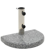 Socle de parasol Granite courbe 10 kg Gris | Mobilier & Déco