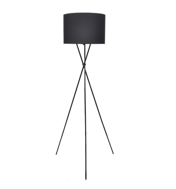 Lampadaire avec support Noir 139 cm | Mobilier & Déco