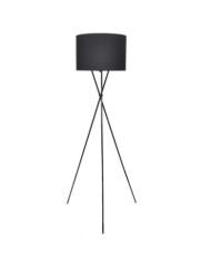 Lampadaire avec support Noir 139 cm | Mobilier & Déco