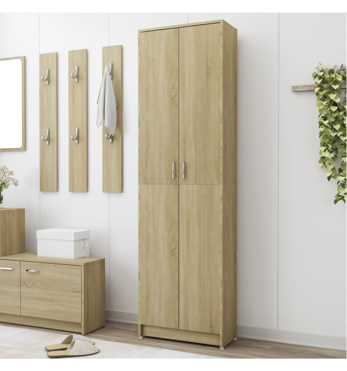 Garde-robe de couloir Chêne sonoma 55x25x189 cm Bois ingénierie | Mobilier & Déco