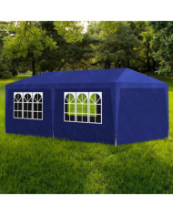 Tente de réception 3 x 6 m Bleu | Mobilier & Déco