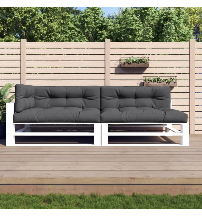 Coussins de palette lot de 5 anthracite tissu | Mobilier & Déco