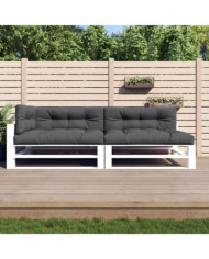 Coussins de palette lot de 5 anthracite tissu | Mobilier & Déco
