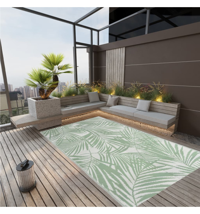 Tapis d'extérieur ARAKIL Vert 140x200 cm PP | Mobilier & Déco