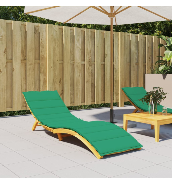 Coussin de chaise longue vert 200x70x3 cm tissu oxford | Mobilier & Déco