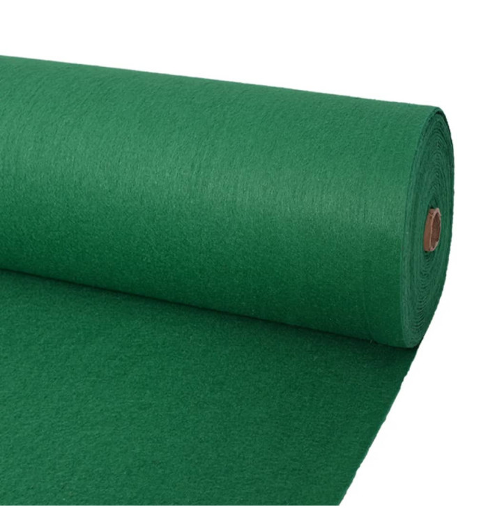 Tapis pour exposition 1 x 24 m vert | Mobilier & Déco