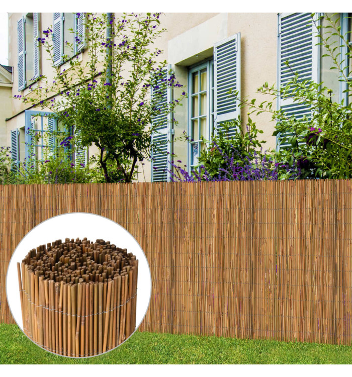 Clôture en bambou 500x100 cm | Mobilier & Déco