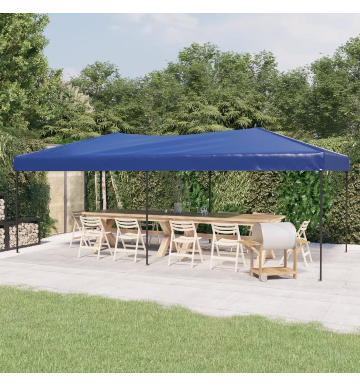 Tente de réception pliable Bleu 3x6 m | Mobilier & Déco