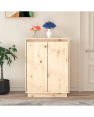 Armoire à chaussures 60x35x80 cm Bois de pin massif | Mobilier & Déco