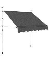 Auvent manuel rétractable 200 cm Anthracite | Mobilier & Déco