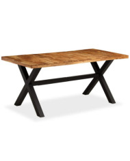 Table à manger Bois d'acacia massif et manguier 180x90x76 cm | Mobilier & Déco