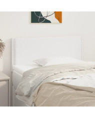 Tête de lit Blanc 90x5x78/88 cm Similicuir | Mobilier & Déco