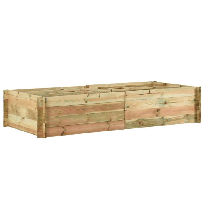 Jardinière pour légumes Bois de pin imprégné 197x100x40 cm | Mobilier & Déco