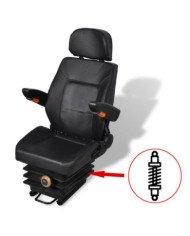 Siège de tracteur avec suspension | Mobilier & Déco