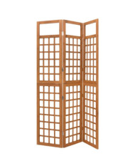 Cloison de séparation à 3 panneaux/treillis bois sapin massif | Mobilier & Déco