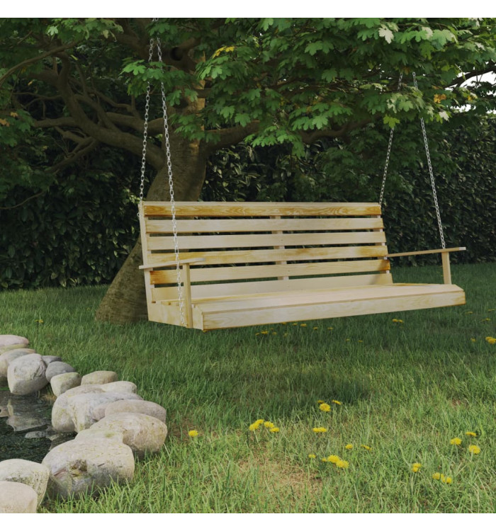 Balancelle Bois de pin imprégné 155x65x60 cm | Mobilier & Déco