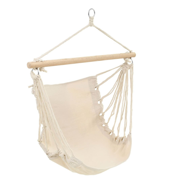Hamac couleur crème 185 x 125 cm | Mobilier & Déco