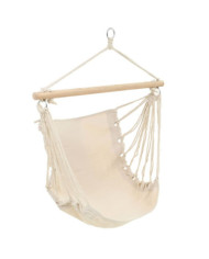 Hamac couleur crème 185 x 125 cm | Mobilier & Déco