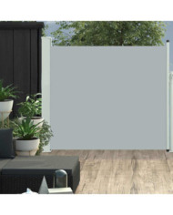 Auvent latéral rétractable de patio 100x300 cm Gris | Mobilier & Déco