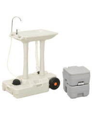 Ensemble de toilette et support de lavage des mains de camping | Mobilier & Déco