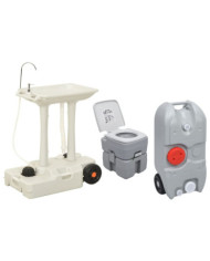 Ensemble de toilette support de lavage des mains réservoir eau | Mobilier & Déco