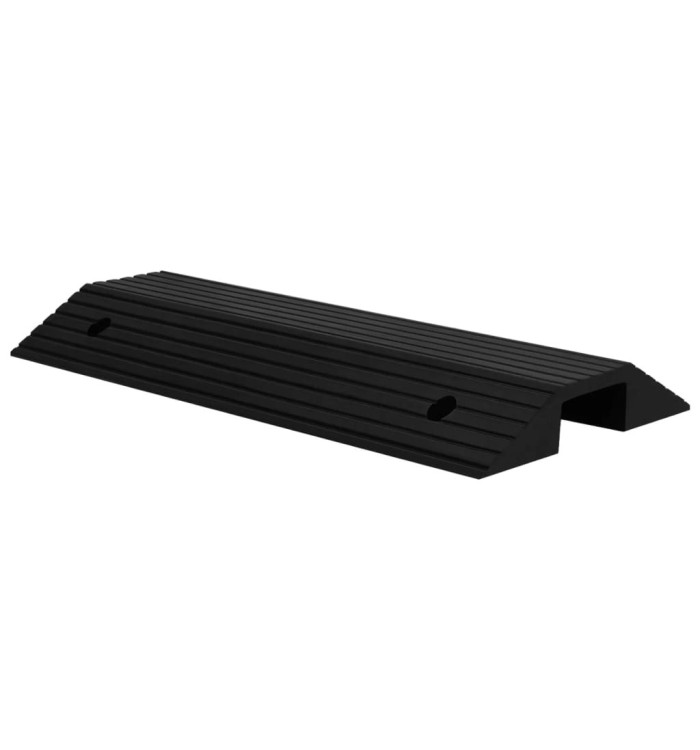 Rampe de seuil de pont 80x40x8 cm Caoutchouc | Mobilier & Déco