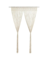 Rideau en macramé 140x240 cm Coton | Mobilier & Déco