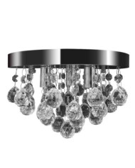 Lustre suspendu Design de cristal Chrome | Mobilier & Déco