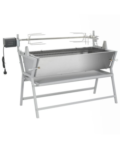 Broche à rôtir de barbecue Fer et acier inoxydable | Mobilier & Déco