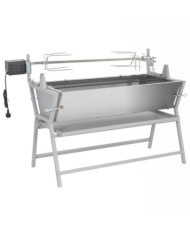 Broche à rôtir de barbecue Fer et acier inoxydable | Mobilier & Déco