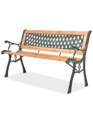 Banc de jardin 122 cm Bois | Mobilier & Déco
