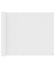 Écran de balcon Blanc 75x500 cm Tissu Oxford | Mobilier & Déco