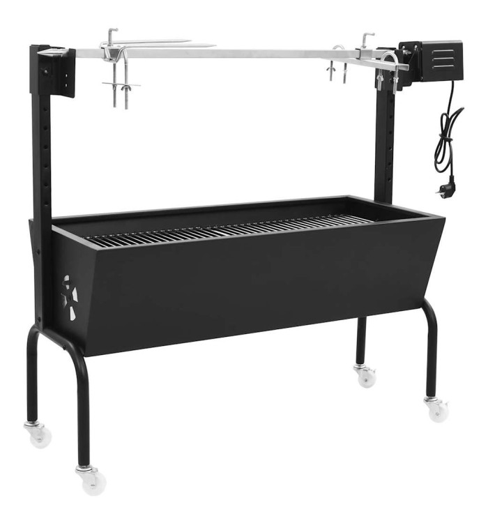 Rôtissoire pour barbecue électrique Acier inoxydable | Mobilier & Déco