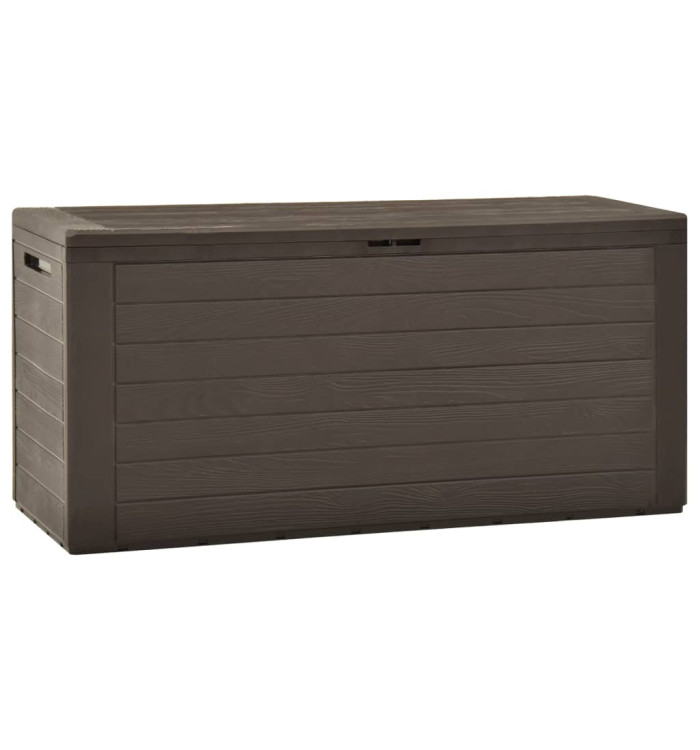 Boîte de rangement de jardin Marron 116x44x55 cm | Mobilier & Déco