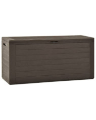 Boîte de rangement de jardin Marron 116x44x55 cm | Mobilier & Déco
