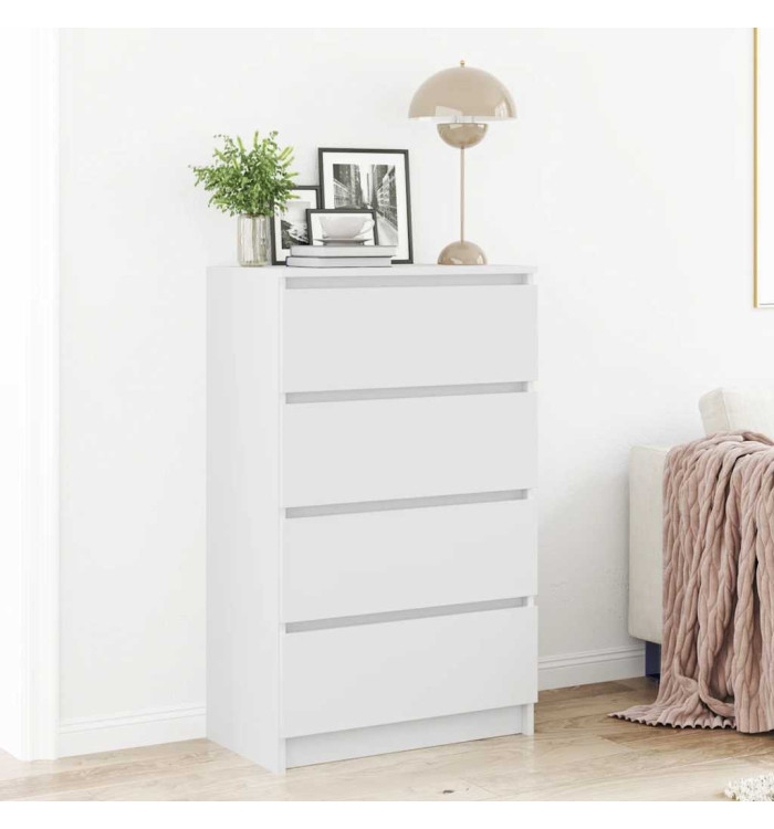 Buffet Blanc 60x35x98,5 cm Bois d'ingénierie | Mobilier & Déco