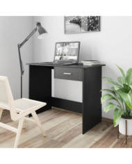 Bureau Noir 100x50x76 cm Bois d’ingénierie | Mobilier & Déco