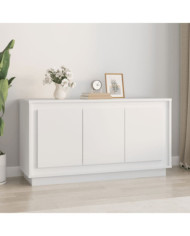 Buffet blanc 102x35x55 cm bois d'ingénierie | Mobilier & Déco