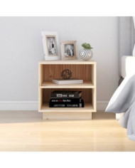 Table de chevet 40x34x40 cm Bois de pin solide | Mobilier & Déco