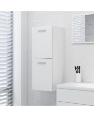 Armoire de salle de bain Blanc 30x30x80 cm Bois d’ingénierie | Mobilier & Déco