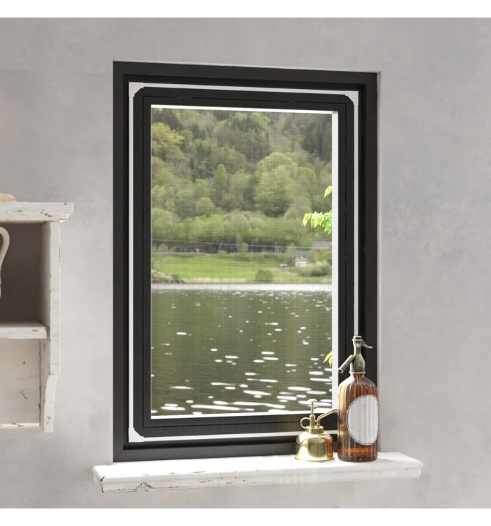 Moustiquaire magnétique pour fenêtres blanc 80x120 cm | Mobilier & Déco