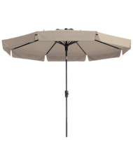 Madison Parasol de jardin Flores Luxe 300 cm rond écru | Mobilier & Déco