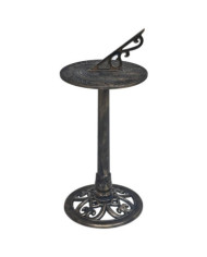 Cadran solaire Bronze 35,5x82 cm Plastique | Mobilier & Déco